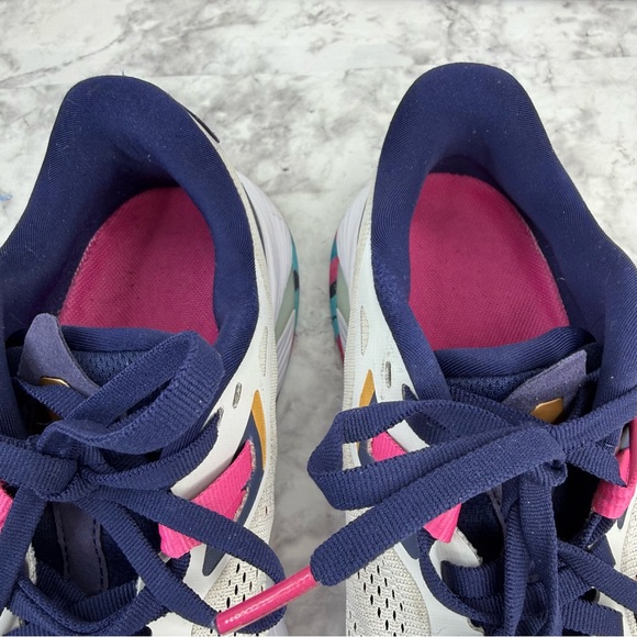 SAUCONY Guide 15 Women’s Sz 8.5 Gray Blue Gold Running Athletics Training Shoes - Picture 7 of 12